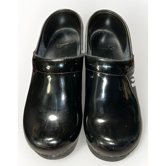 Dansko Clogs Mules Patent Leather Black Size 39 / 8.5 - Picture 1 of 10